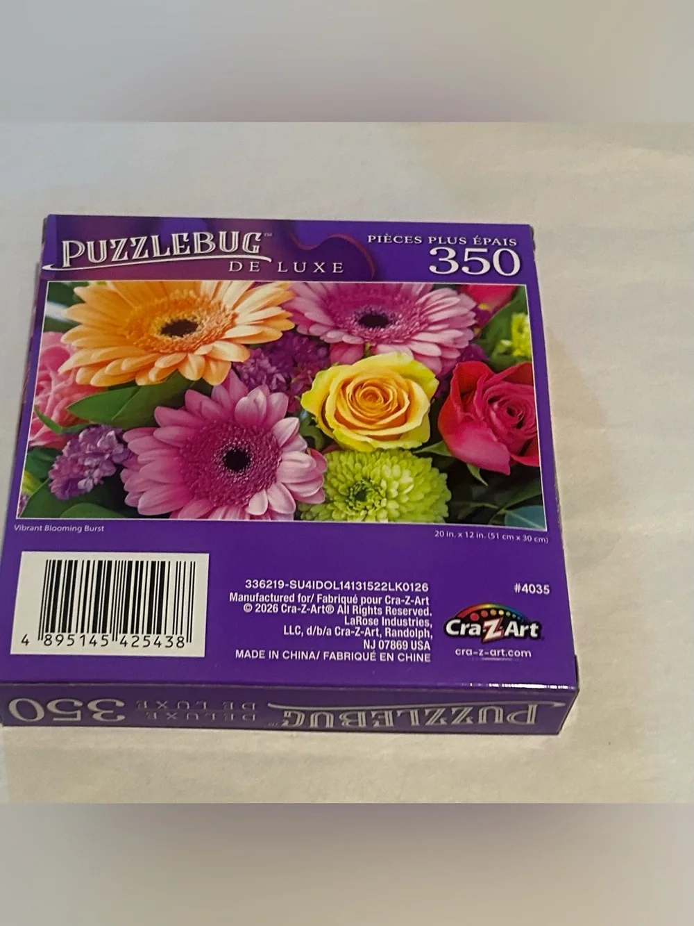 New Puzzle “Vibrant Blooming Burst” 350 Piece 20